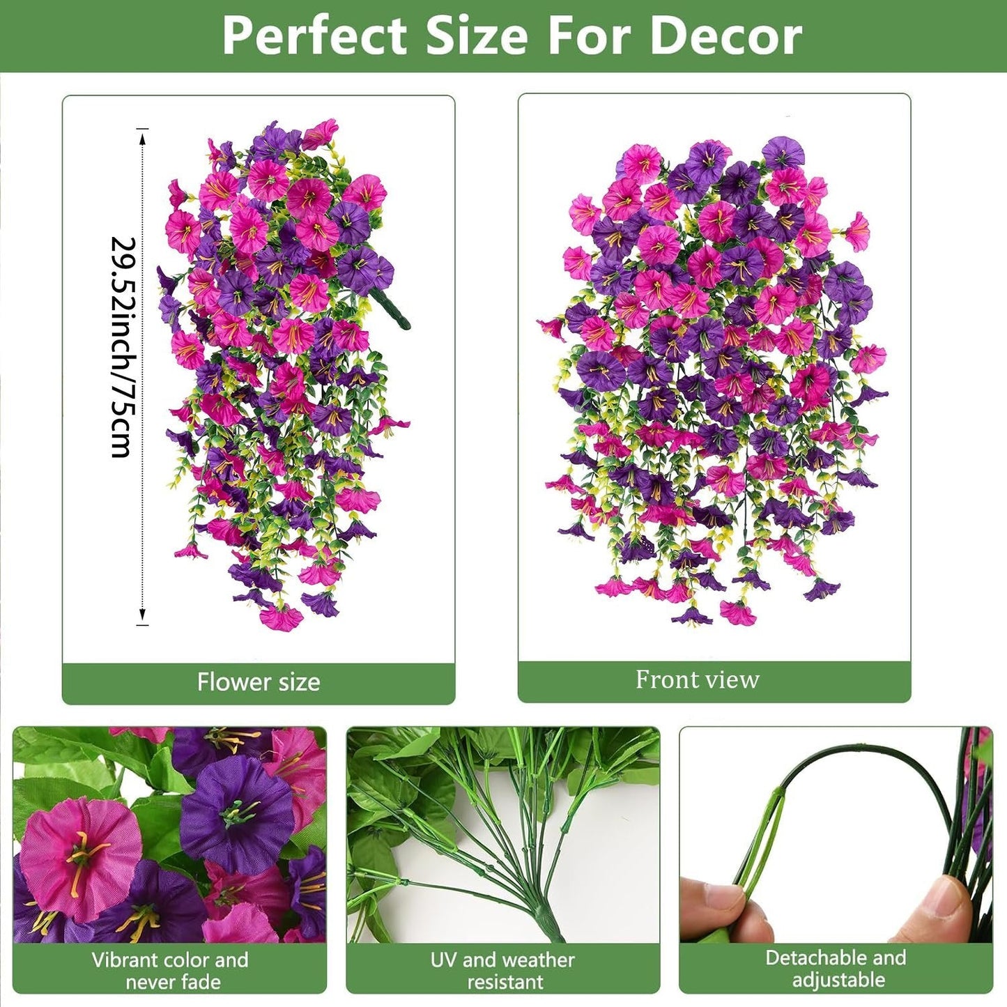 🔥Last Day 49% OFF-🌺UV Resistant Hanging Artificial Morning Glory Vine 💖
