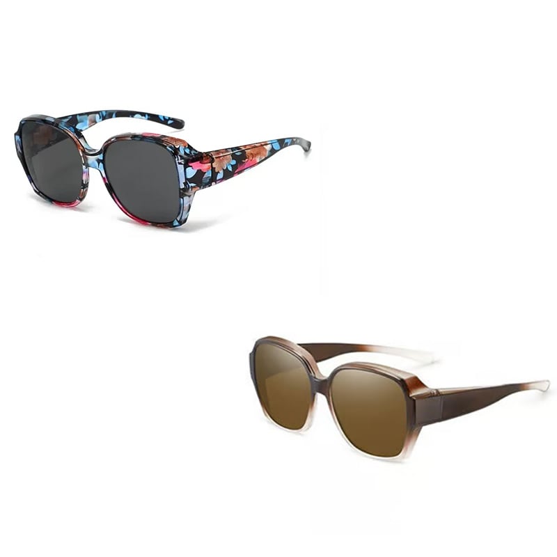🎉LAST DAY - BUY 1 GET 1 FREE😎2026 New Polarized UV400 Protection Trendy Round Cat-eye Sunglasses 🕶️