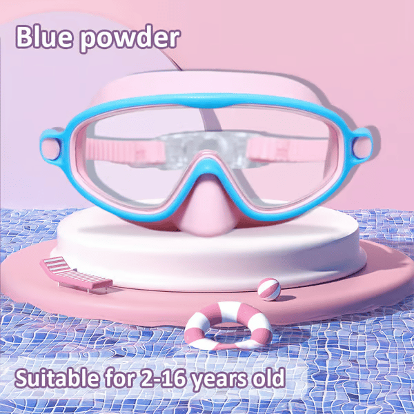 🔥Second Item 60% Off 🏊‍♀️-HD children's large frame waterproof and anti-fog swimming goggles