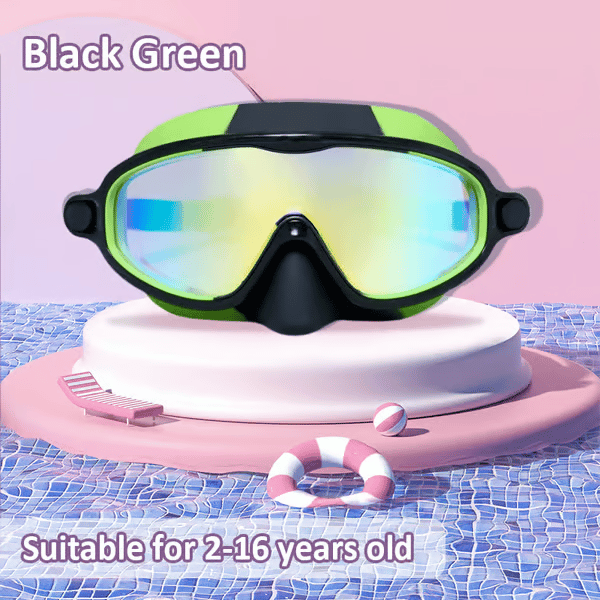 🔥Second Item 60% Off 🏊‍♀️-HD children's large frame waterproof and anti-fog swimming goggles