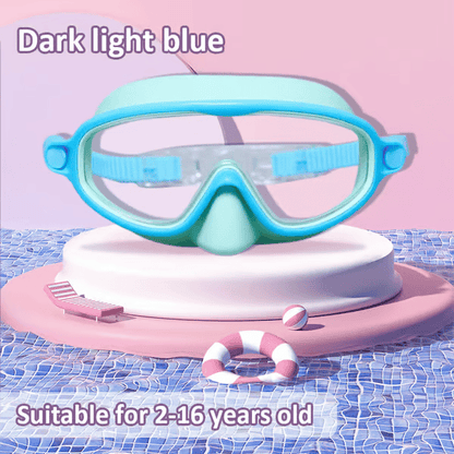 🔥Second Item 60% Off 🏊‍♀️-HD children's large frame waterproof and anti-fog swimming goggles