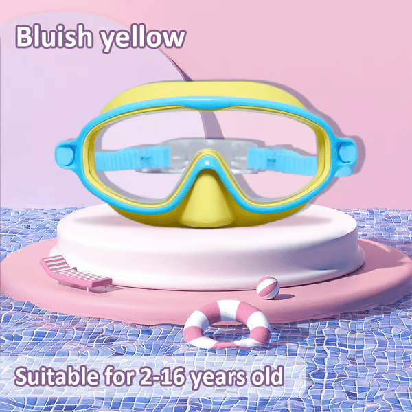 🔥Second Item 60% Off 🏊‍♀️-HD children's large frame waterproof and anti-fog swimming goggles