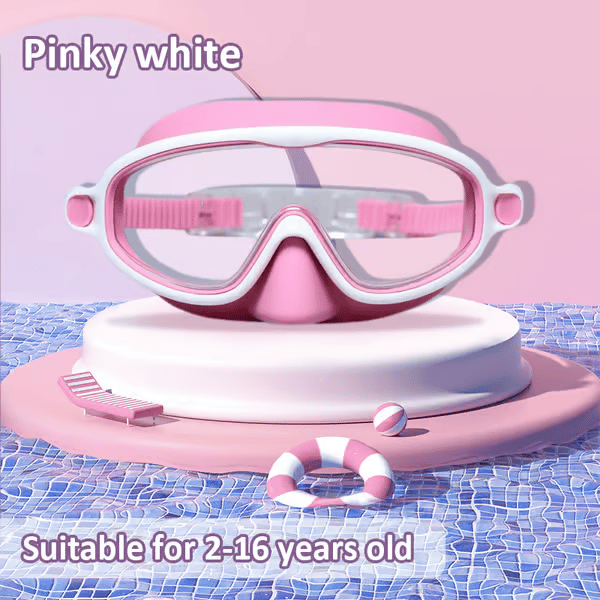 🔥Second Item 60% Off 🏊‍♀️-HD children's large frame waterproof and anti-fog swimming goggles
