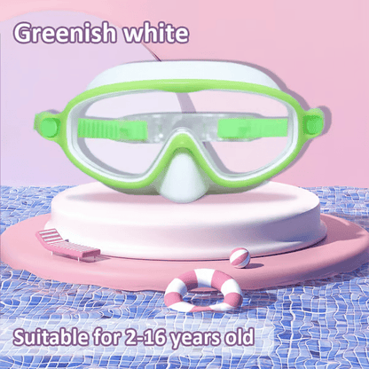 🔥Second Item 60% Off 🏊‍♀️-HD children's large frame waterproof and anti-fog swimming goggles